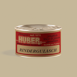 butcher shop huber | Beef goulash 390g |Rindergulasch